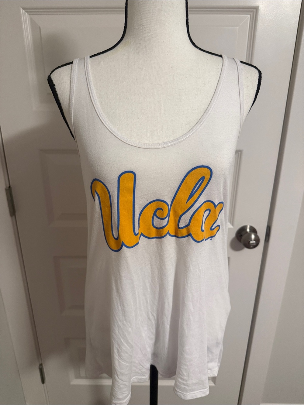 Champion| Women's White UCLA Razorback Tank Top